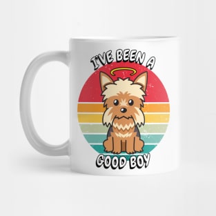 Cute terrier dog is a good boy Mug